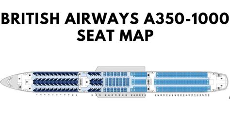 Seat Map British Airways Airbus A350.